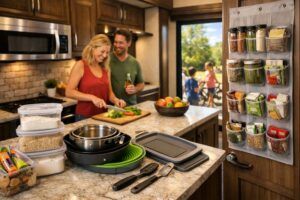 ChatGPT Camping Packing kitchen family 1